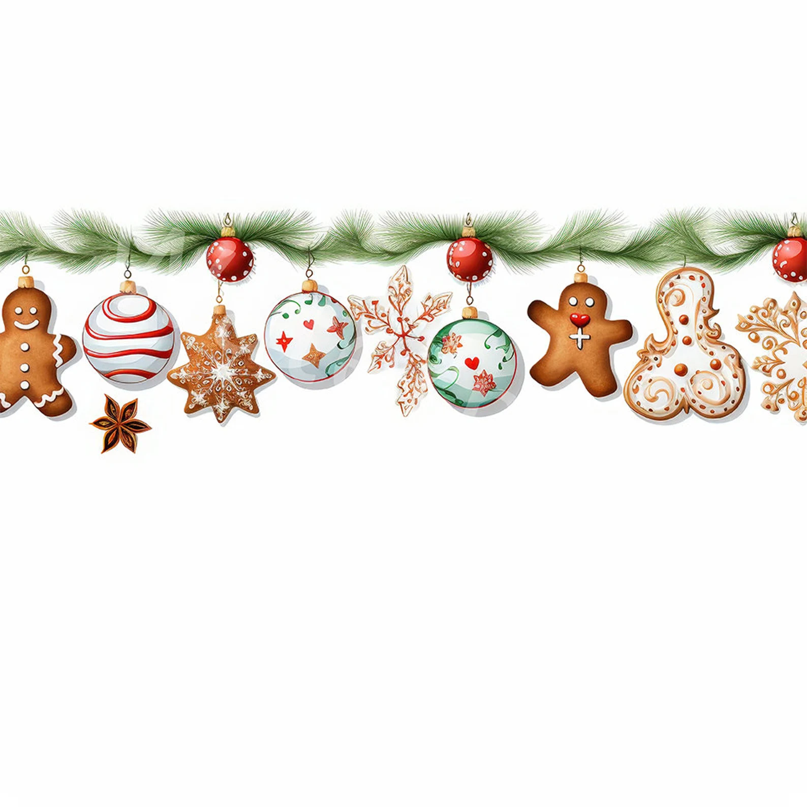 Christmas decorative banner
